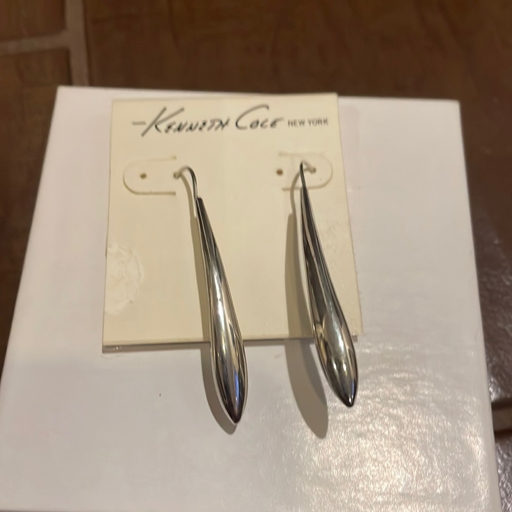 Kenneth Cole silver earrings
